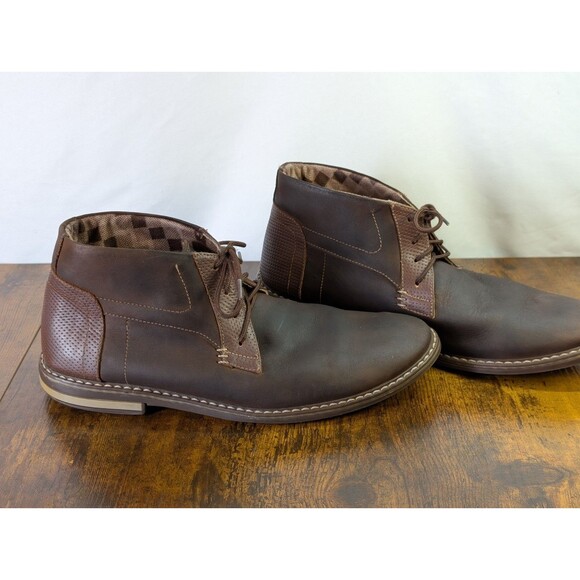 ROCKPORT ADIPRENE ADIDAS COLLAB CHUKKA Desert Boots Brown Suede  Men Size 9 - Picture 8 of 11